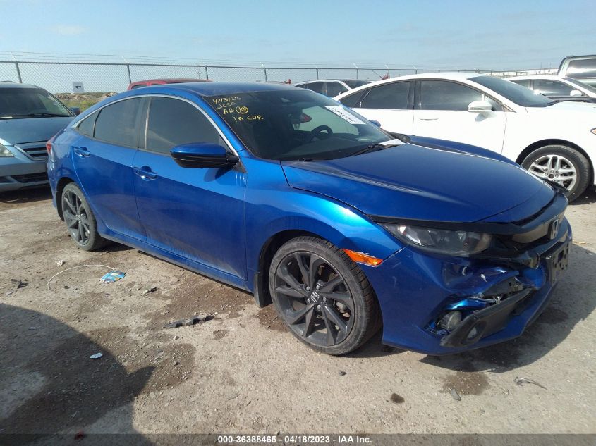 2020 HONDA CIVIC SEDAN SPORT - 19XFC2F84LE010357