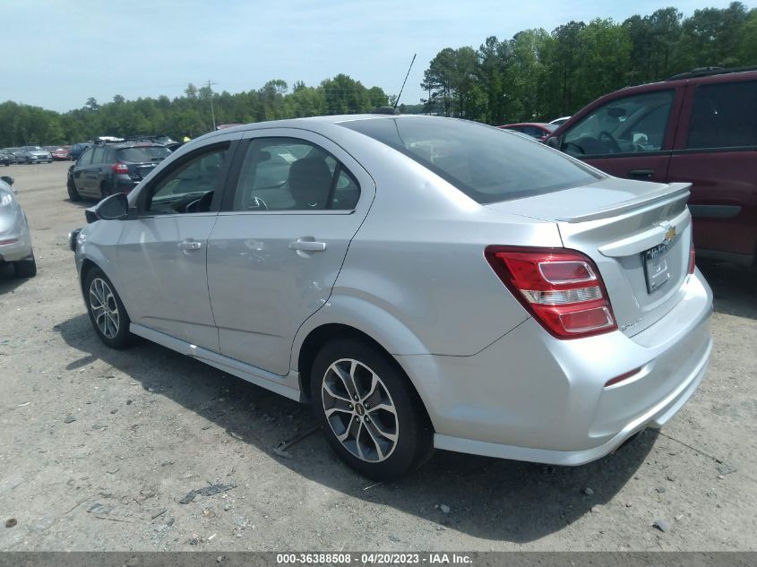 2017 CHEVROLET SONIC LT - 1G1JD5SH6H4178369
