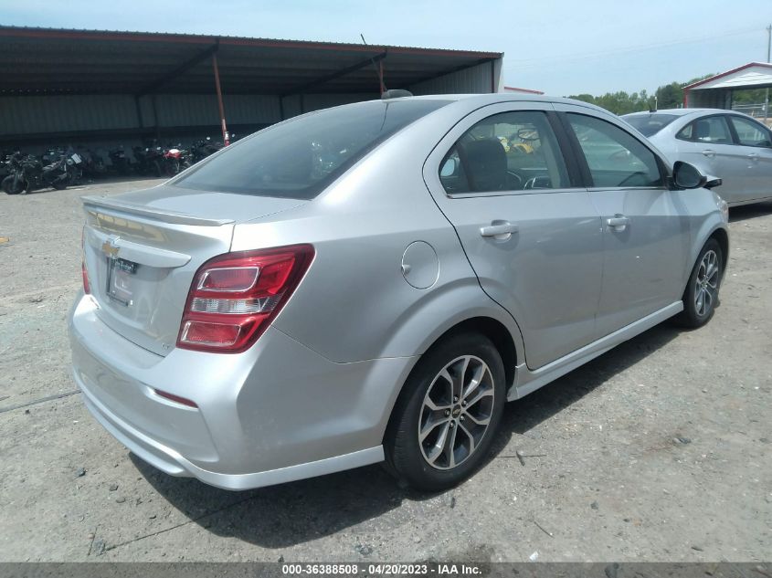 2017 CHEVROLET SONIC LT - 1G1JD5SH6H4178369