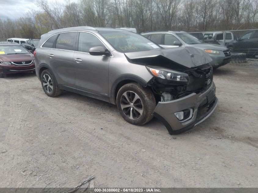 2016 KIA SORENTO EX - 5XYPHDA59GG109909