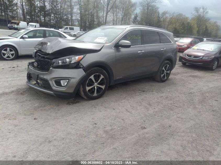 2016 KIA SORENTO EX - 5XYPHDA59GG109909