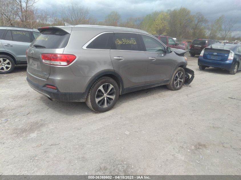 2016 KIA SORENTO EX - 5XYPHDA59GG109909