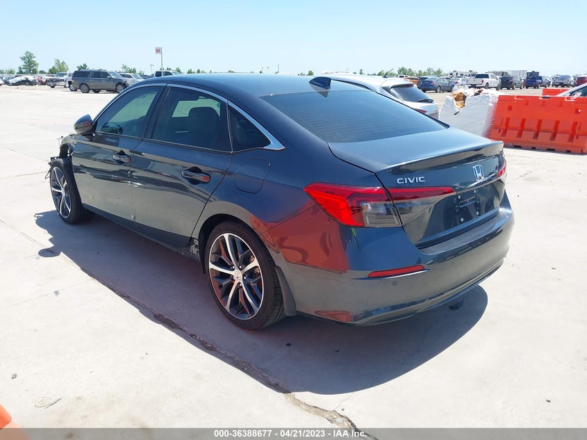 VIN 2HGFE1F94NH329652 2022 HONDA CIVIC SEDAN TOURING