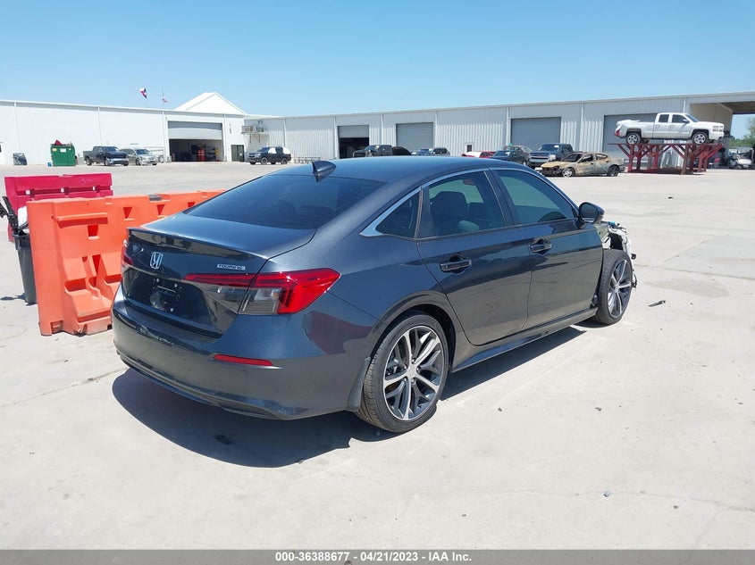 VIN 2HGFE1F94NH329652 2022 HONDA CIVIC SEDAN TOURING