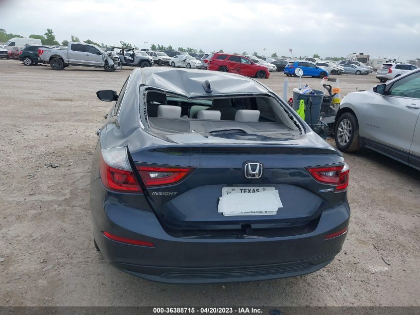 2019 HONDA INSIGHT EX 19XZE4F5XKE005882