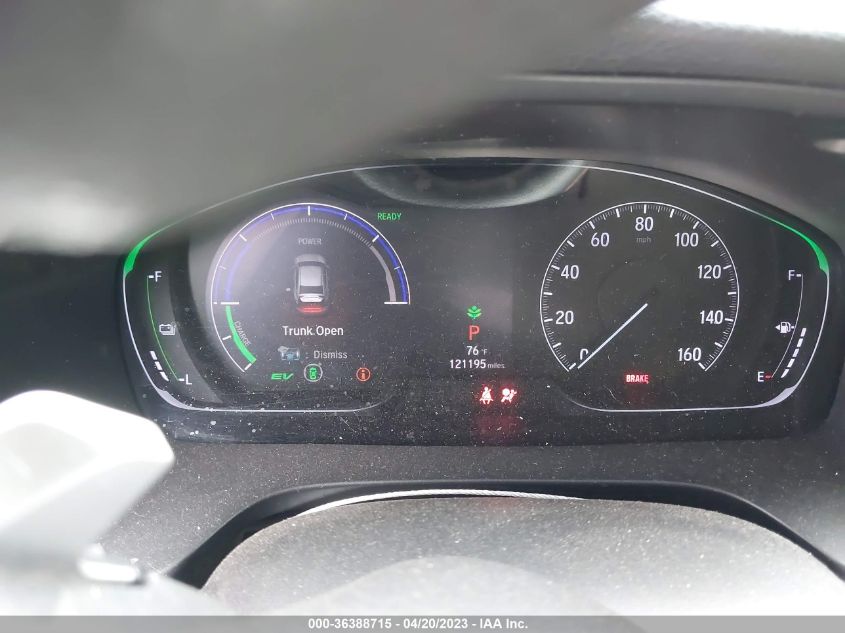 2019 HONDA INSIGHT EX 19XZE4F5XKE005882