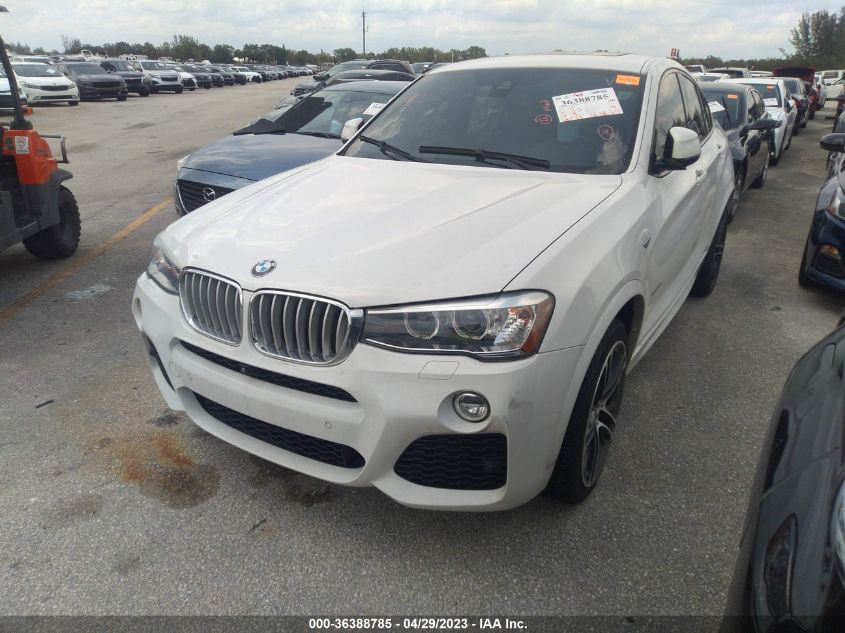 2017 BMW X4 XDRIVE28I 5UXXW3C54H0T78743