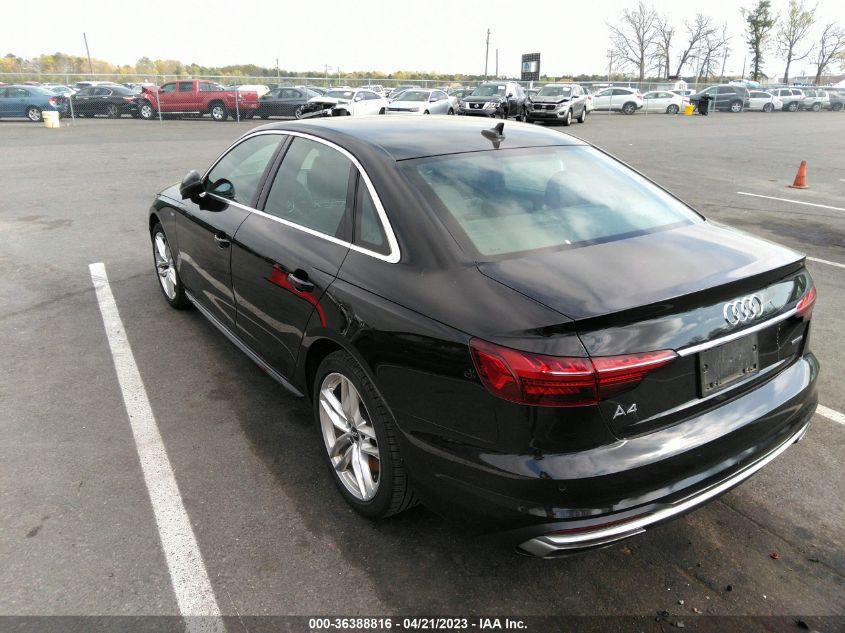 2020 AUDI A4 PREMIUM PLUS - WAUENAF42LN007141