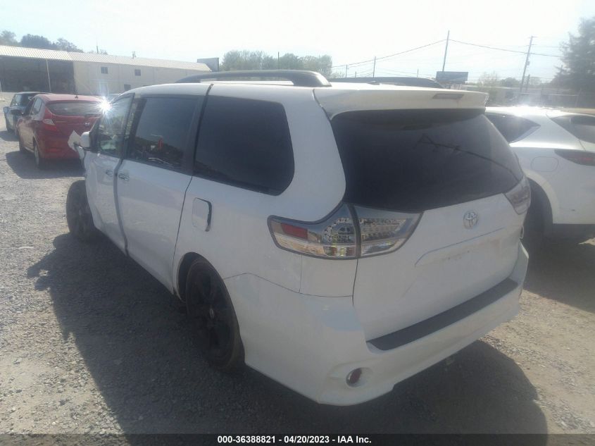 2013 TOYOTA SIENNA SE - 5TDXK3DC3DS402080