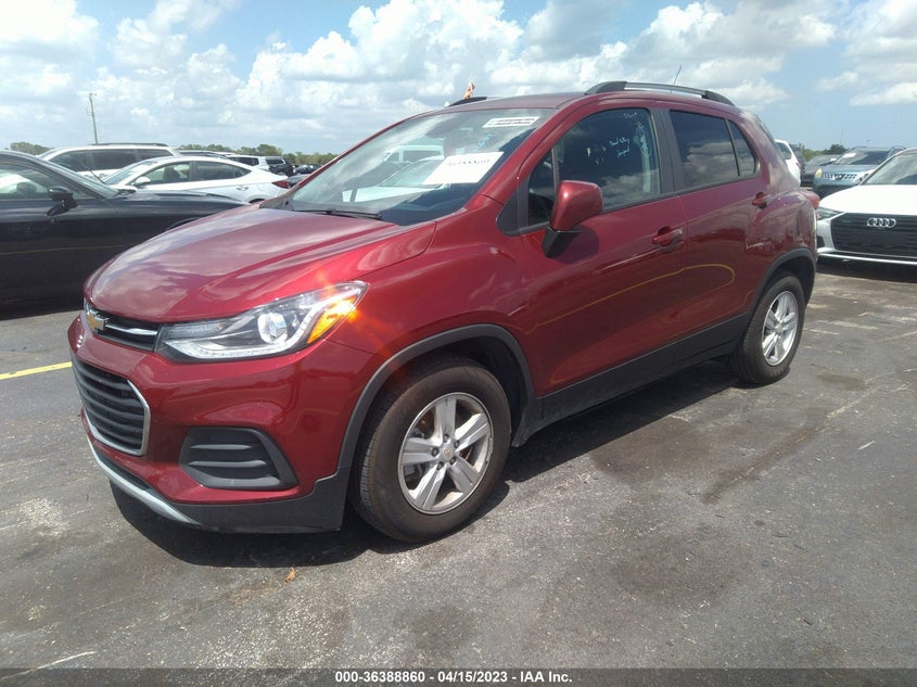 VIN KL7CJLSM6MB364670 2021 CHEVROLET TRAX LT