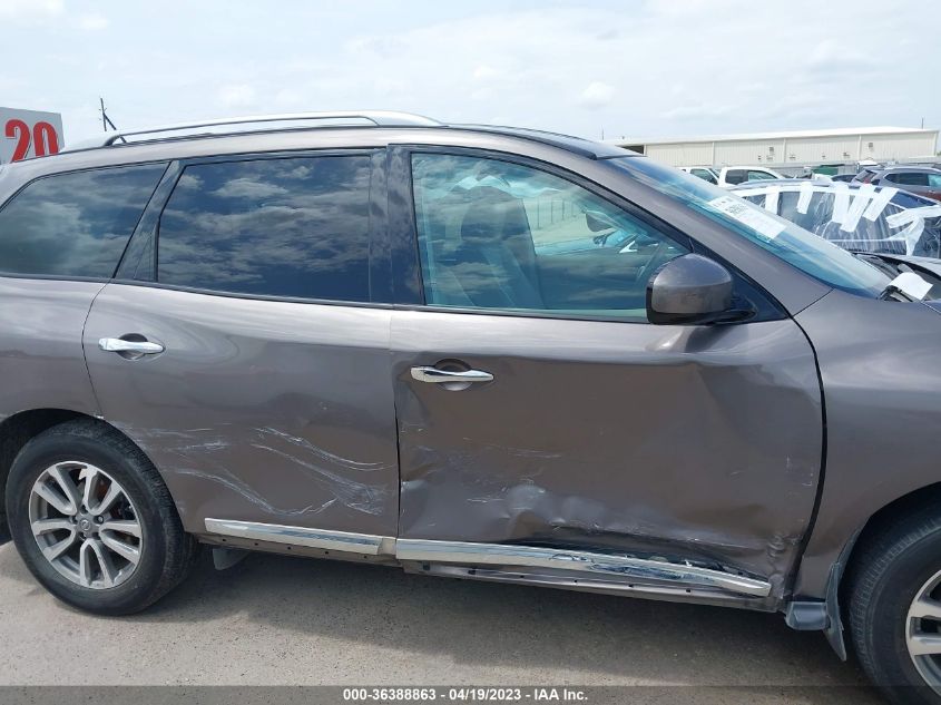 2014 NISSAN PATHFINDER SL - 5N1AR2MN5EC717166