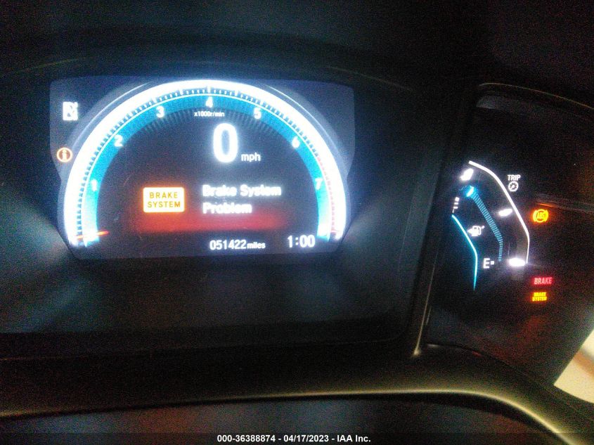 2017 HONDA CIVIC HATCHBACK EX - SHHFK7H55HU410060