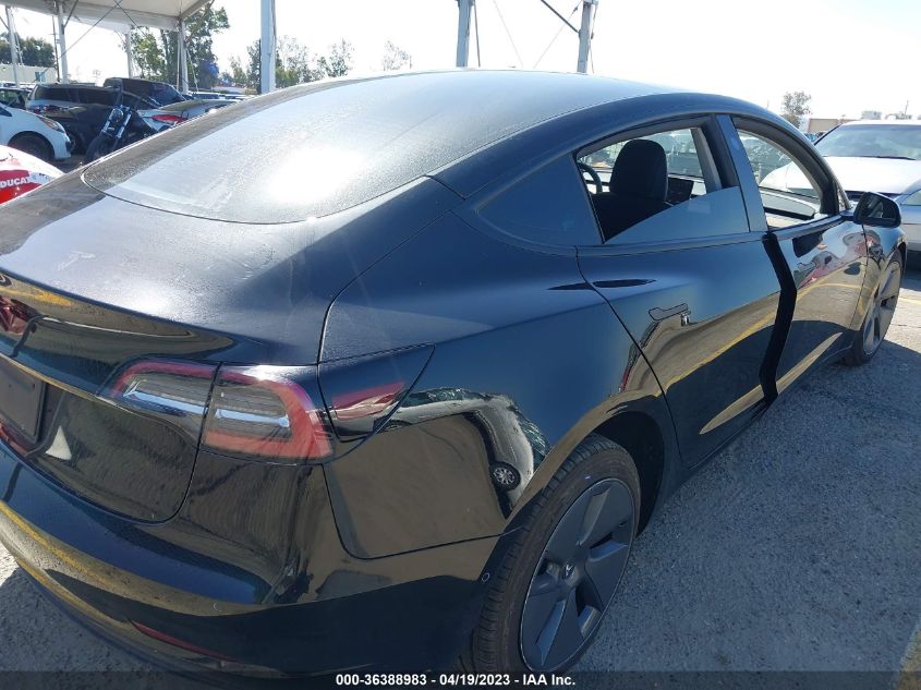 2022 TESLA MODEL 3 - 5YJ3E1EA5NF343482