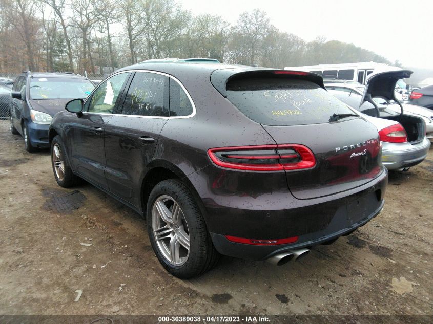 2016 PORSCHE MACAN S - WP1AB2A53GLB55489