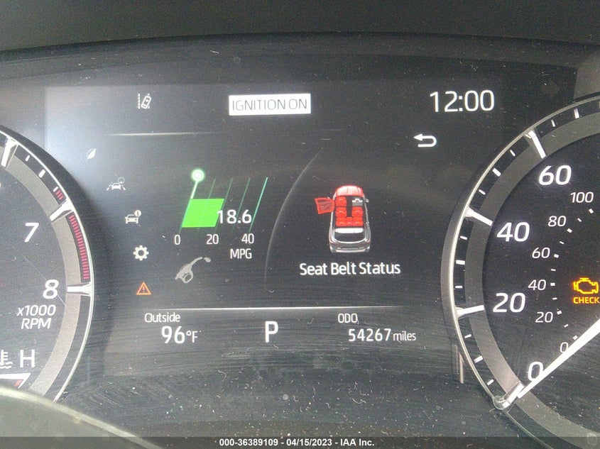 VIN 5TDGZRAH5MS515883 2021 TOYOTA HIGHLANDER XLE