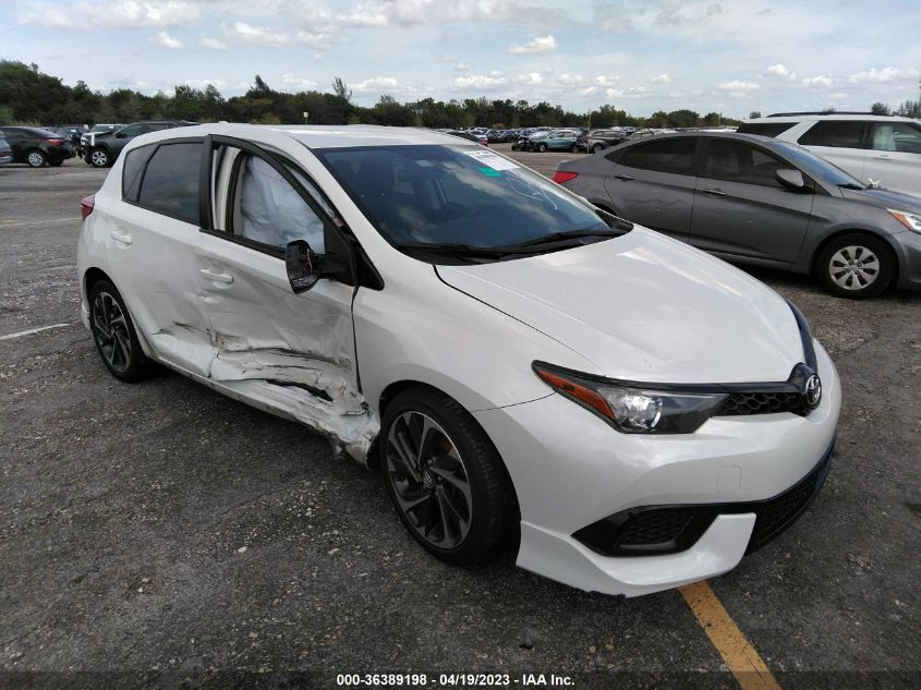 2017 TOYOTA COROLLA IM - JTNKARJEXHJ535214