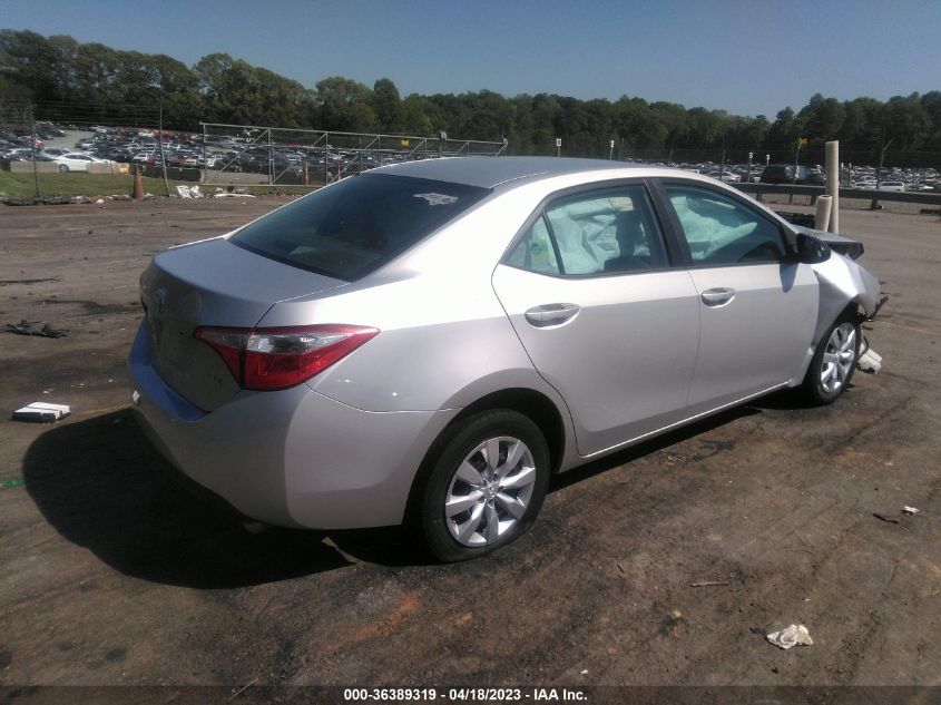 2014 TOYOTA COROLLA L/LE/S/S PLUS/LE PLUS - 5YFBURHE6EP081620