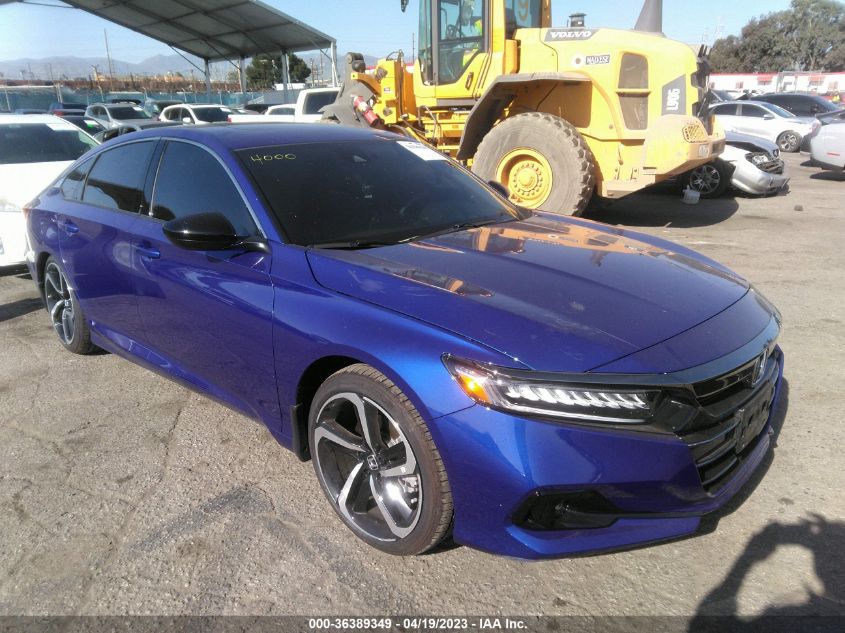 2022 HONDA ACCORD SEDAN SPORT - 1HGCV2F30NA019193