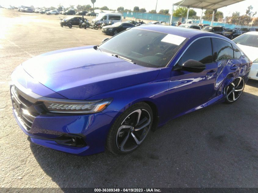 2022 HONDA ACCORD SEDAN SPORT - 1HGCV2F30NA019193