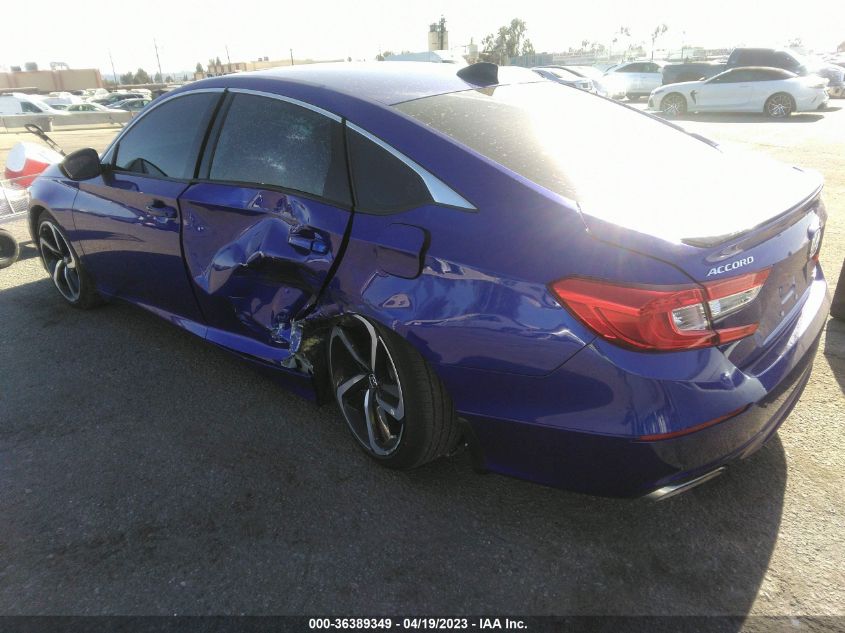 2022 HONDA ACCORD SEDAN SPORT - 1HGCV2F30NA019193