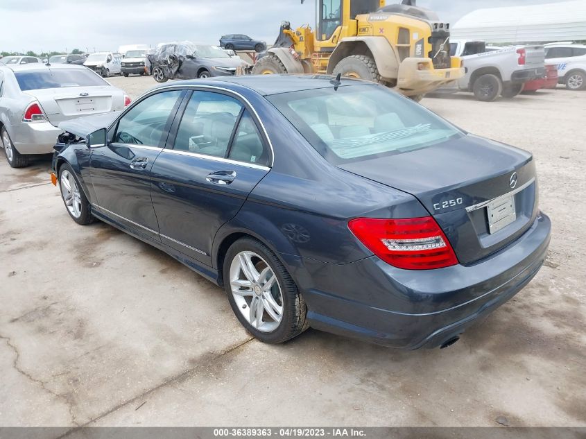 2013 MERCEDES-BENZ C-CLASS C 250 - WDDGF4HB7DR260588