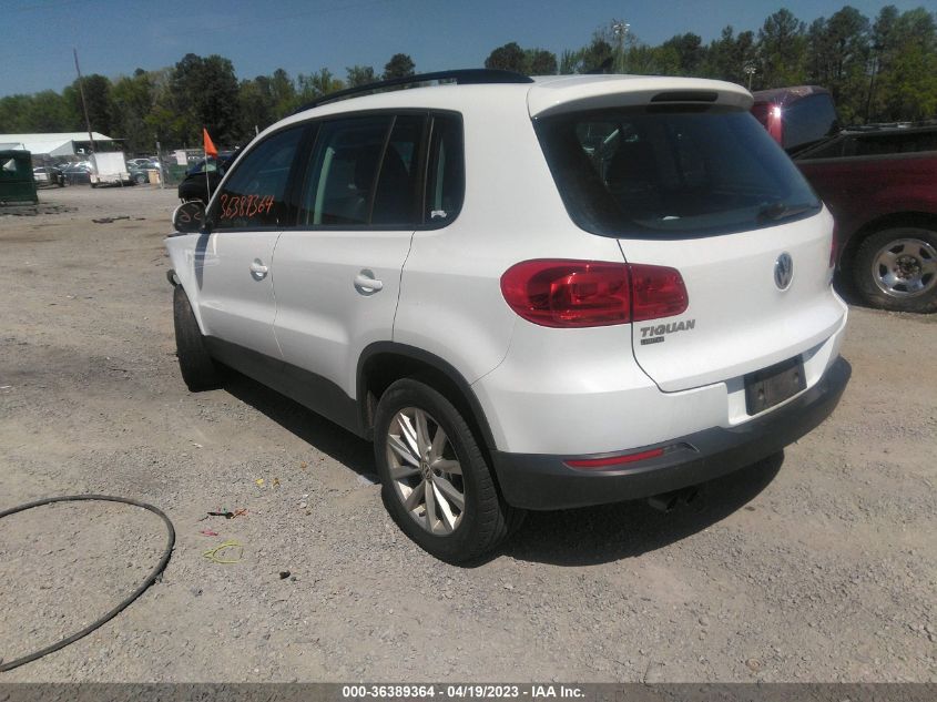 2017 VOLKSWAGEN TIGUAN - WVGBV7AX0HK045952