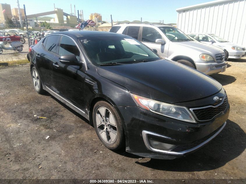 2013 KIA OPTIMA HYBRID EX - KNAGM4AD2D5042056