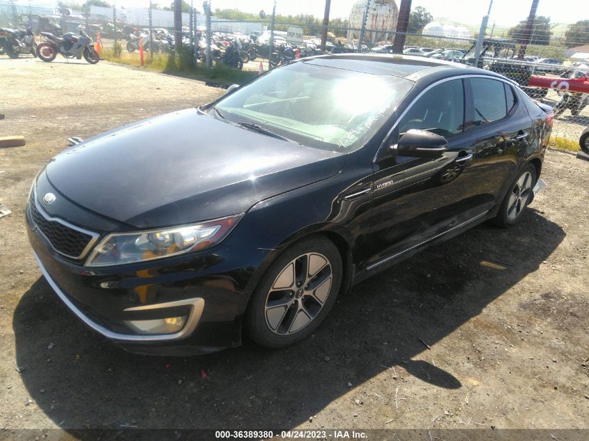 2013 KIA OPTIMA HYBRID EX - KNAGM4AD2D5042056