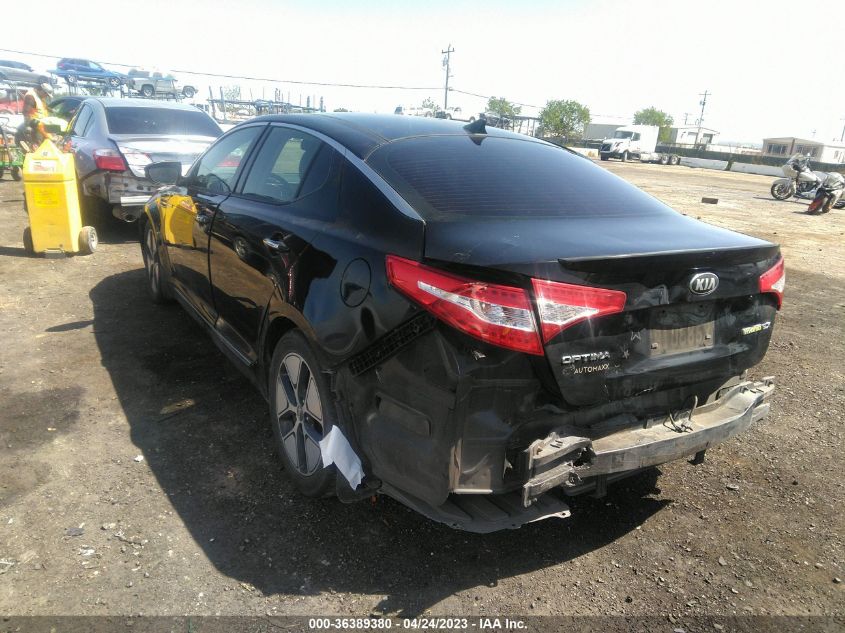2013 KIA OPTIMA HYBRID EX - KNAGM4AD2D5042056