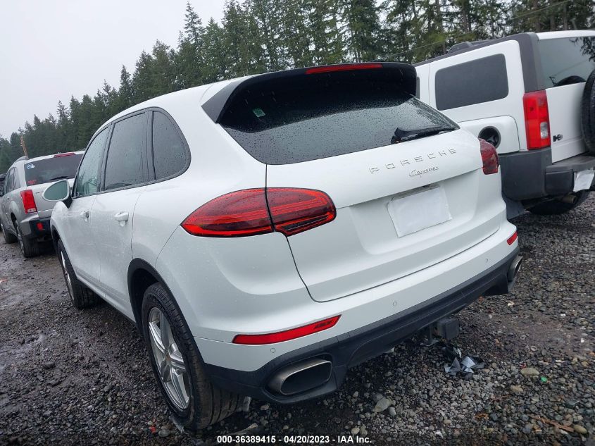 2016 PORSCHE CAYENNE - WP1AA2A25GLA10611