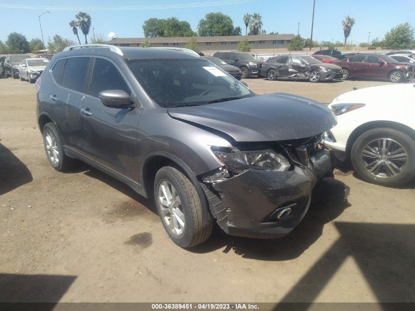 2016 NISSAN ROGUE SV/SL/S - KNMAT2MV6GP709157