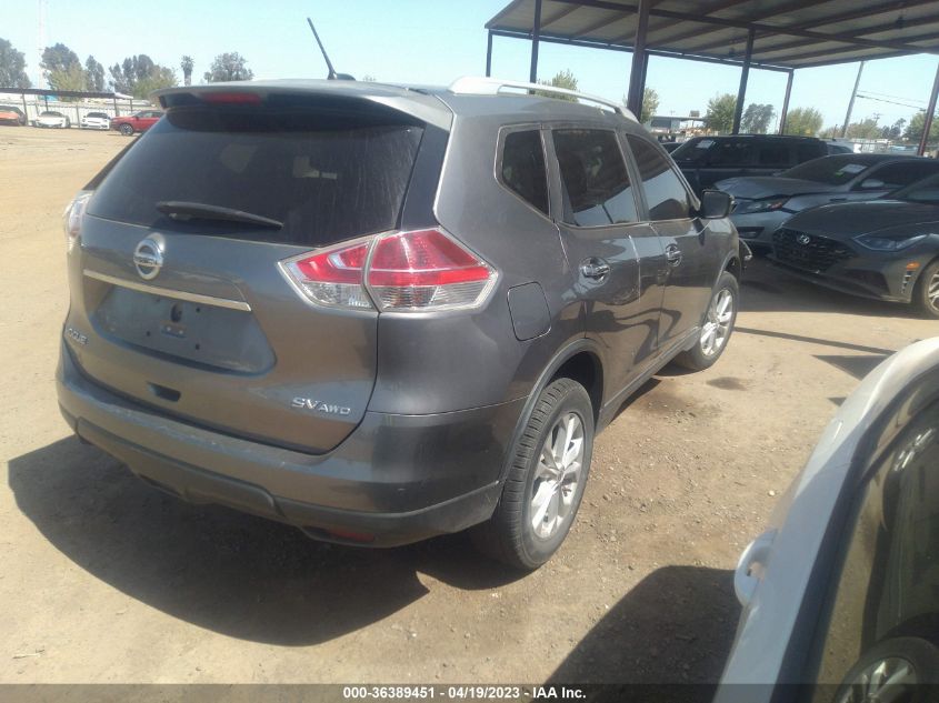 2016 NISSAN ROGUE SV/SL/S - KNMAT2MV6GP709157