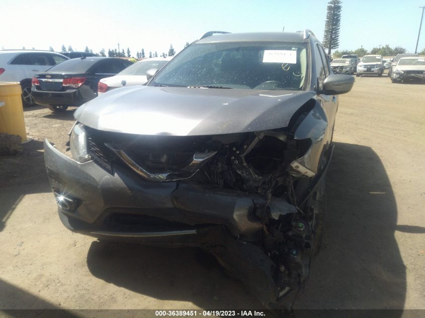2016 NISSAN ROGUE SV/SL/S - KNMAT2MV6GP709157