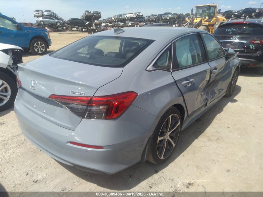 2022 HONDA CIVIC SEDAN TOURING - 2HGFE1F97NH305927
