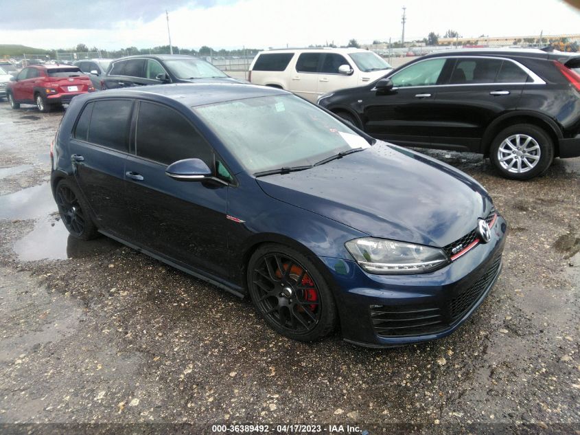 2016 VOLKSWAGEN GOLF GTI S - 3VW5T7AU7GM062765