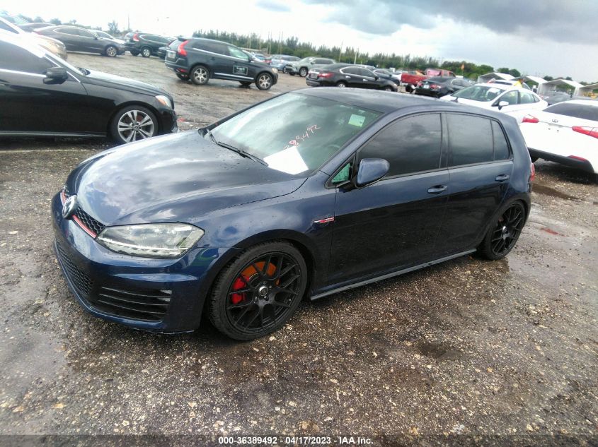 2016 VOLKSWAGEN GOLF GTI S - 3VW5T7AU7GM062765