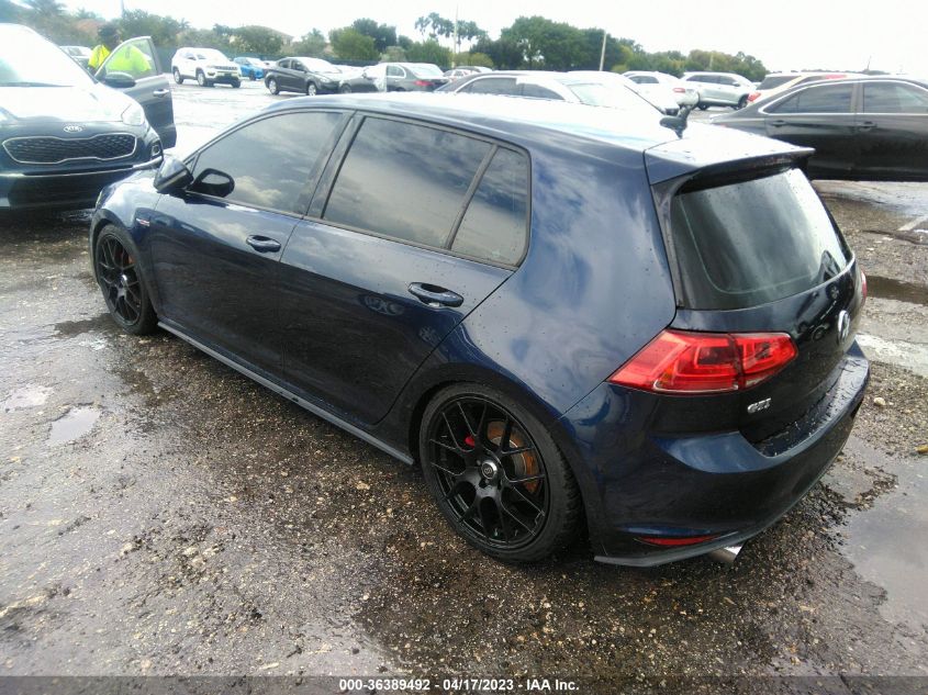 2016 VOLKSWAGEN GOLF GTI S - 3VW5T7AU7GM062765