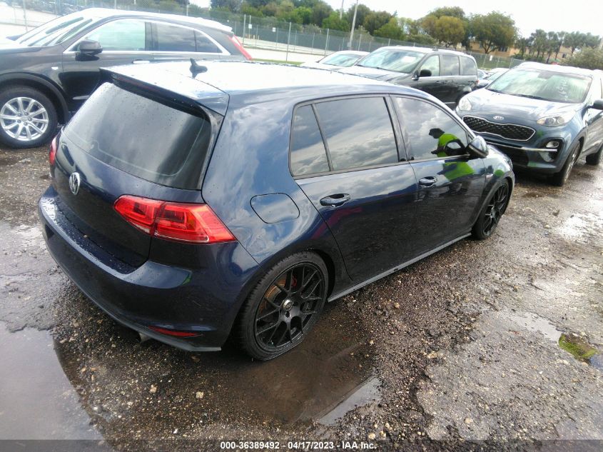 2016 VOLKSWAGEN GOLF GTI S - 3VW5T7AU7GM062765