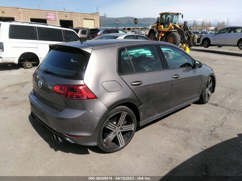 2016 VOLKSWAGEN GOLF R WVWUF7AU6GW155184