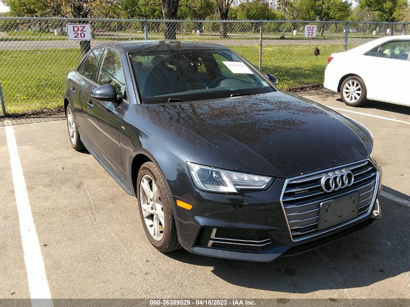 2018 AUDI A4 PREMIUM/TECH PREMIUM - WAUDNAF45JN009779