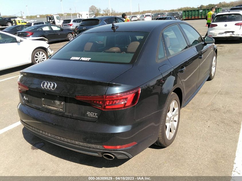 2018 AUDI A4 PREMIUM/TECH PREMIUM - WAUDNAF45JN009779