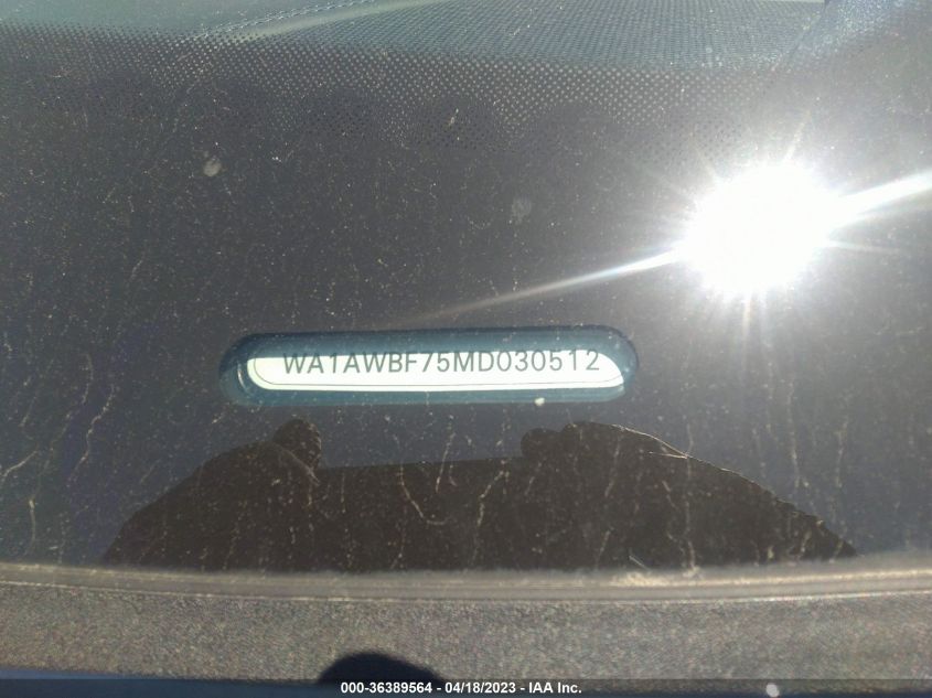 2021 AUDI SQ7 PREMIUM PLUS WA1AWBF75MD030512