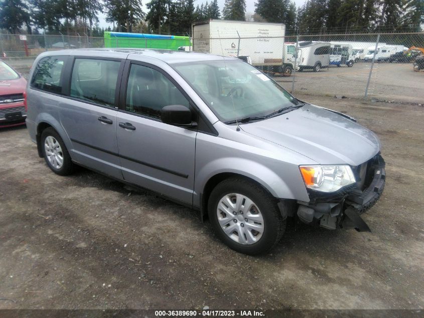 2014 DODGE GRAND CARAVAN AMERICAN VALUE PKG - 2C4RDGBG9ER230387