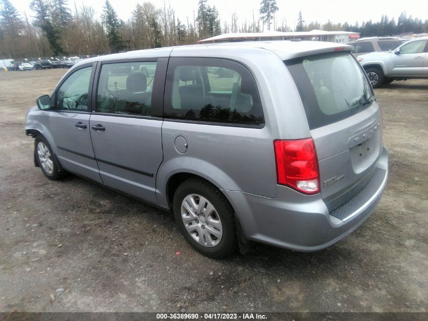 2014 DODGE GRAND CARAVAN AMERICAN VALUE PKG - 2C4RDGBG9ER230387