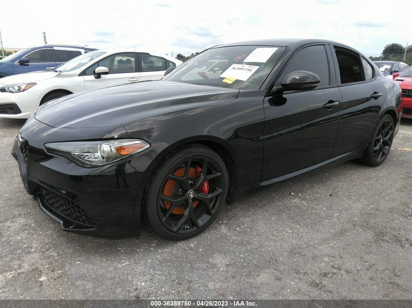 VIN ZARFAMBN3K7622678 2019 ALFA ROMEO GIULIA TI SPORT