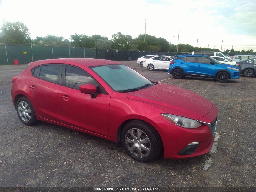 2015 MAZDA MAZDA3 I SPORT - 3MZBM1K78FM208790