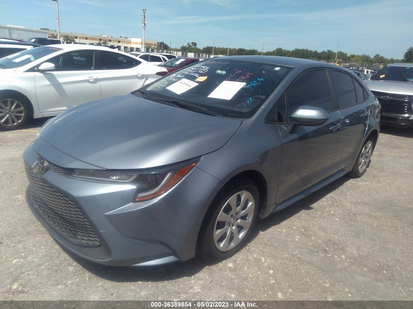 VIN JTDEPMAE5MJ150141 2021 TOYOTA COROLLA LE