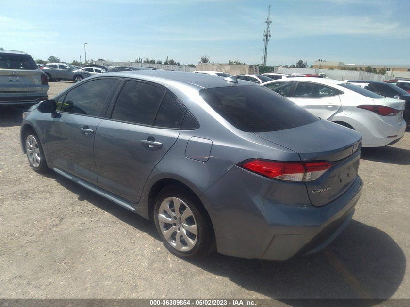 VIN JTDEPMAE5MJ150141 2021 TOYOTA COROLLA LE
