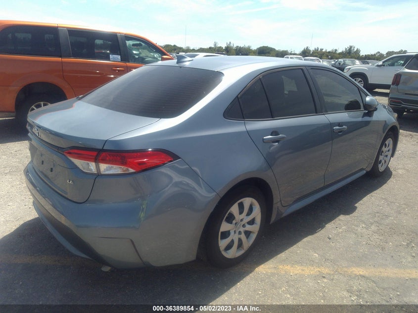 VIN JTDEPMAE5MJ150141 2021 TOYOTA COROLLA LE