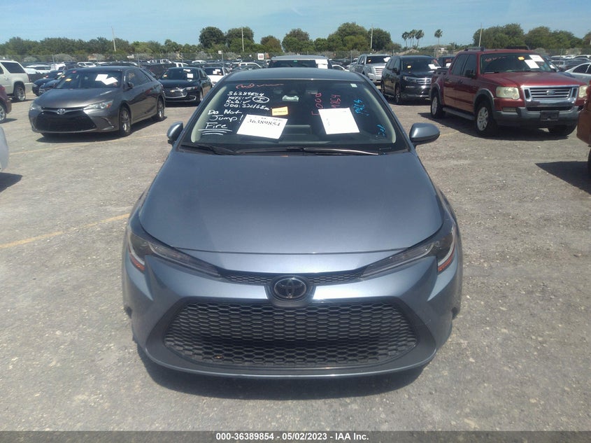VIN JTDEPMAE5MJ150141 2021 TOYOTA COROLLA LE